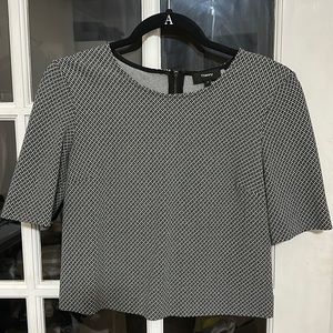Theory cropped blouse